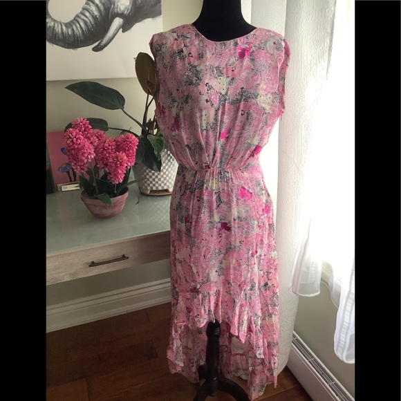 The Kooples Midi Floral Print Dress - Picture 6 of 7